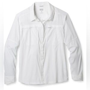 REI Co-op Women’s Sahara White Button Down Shirt, Plus size 3x
